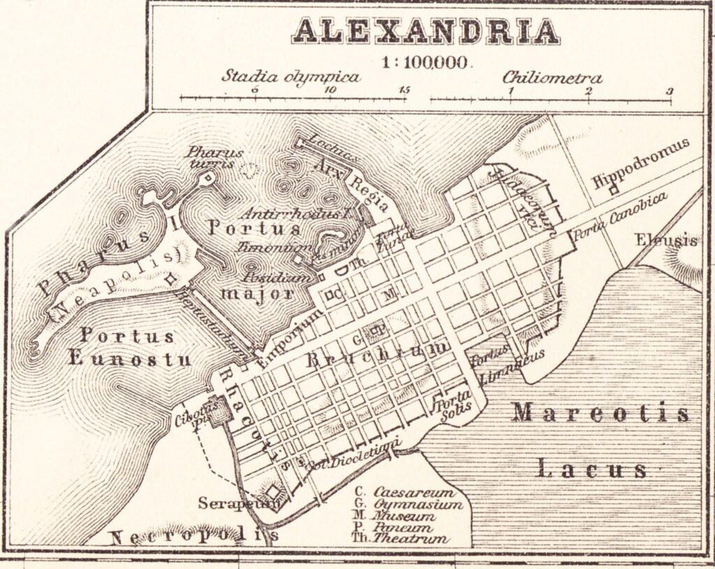 Mapa Biblioteca de Alejandría